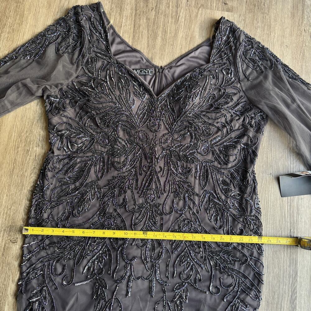 NEW Madaline Gardner Crystal Beaded Gown US24​​ - Picture 8 of 11